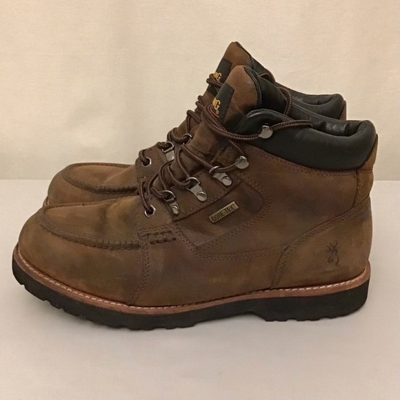 Browning 11 Gore-Tex Leather Men’s Boots Hiking Hunting Outdoors Work Brown main image 10
